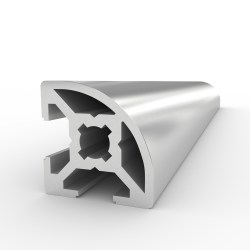 Алюминиевый конструкционный профиль 20х20 R 2 Т-паза