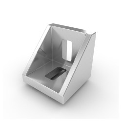 Угол соединительный 30x30 с фиксатором паз 8