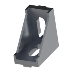 Угол соединительный 25x40 с фиксатором паз 8