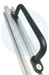 Ручка алюминиевая изогнутая D10 120х37